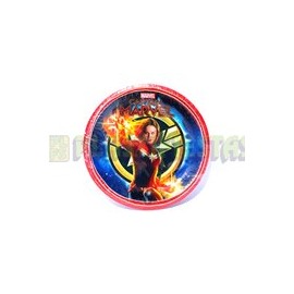 Plato pastelero Capitana Marvel 6 pz