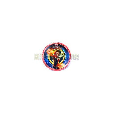 Plato pastelero Capitana Marvel 6 pz