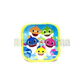 Plato fiesta Baby shark 6 pz