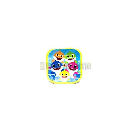 Plato fiesta Baby shark 6 pz