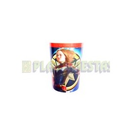 Vaso Capitana Marvel 6 pz