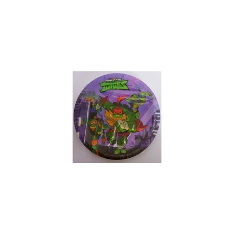 Plato pastelero Tortugas ninja  6 pz