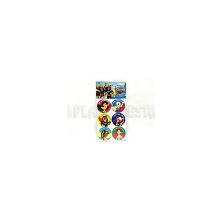 Distintivo Super Hero Girls 24 pz