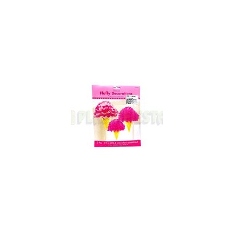 Decoración colgante Happy birthday Muffin 3 pz