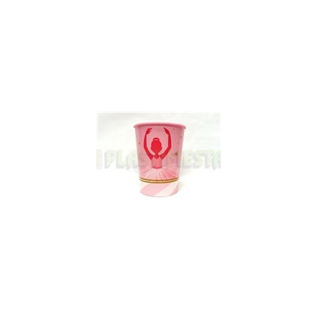 Vaso plástico 16 oz Bailarina 1 pz