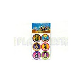 Distintivo Super Hero Girls 24 pz