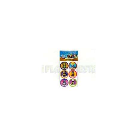 Distintivo Super Hero Girls 24 pz