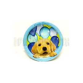 Plato fiesta Perritos 8 pz