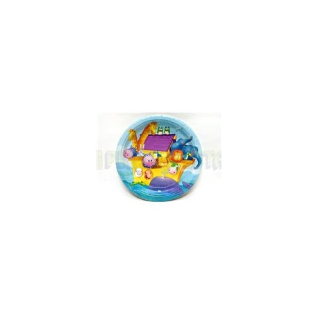 Plato fiesta Arca de Noe 8 pz
