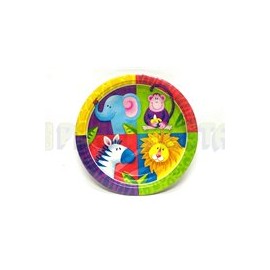 Plato fiesta Jungla 8 pz