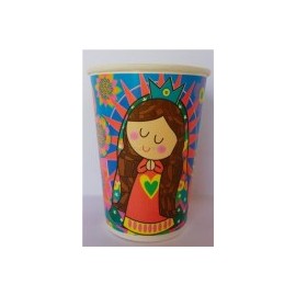 Vaso Virgencita plis 6 pz