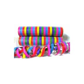 Serpentina papel rayada 1 pz