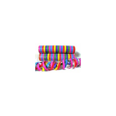 Serpentina papel rayada 1 pz