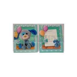 Invitación Bebé crochet 6 pz
