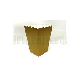 Caja palomera lisa Dorada 10 pz