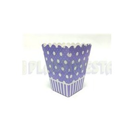 Caja palomera Polka dots Lavanda 10 pz