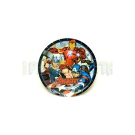 Plato pastelero Avengers 6 pz