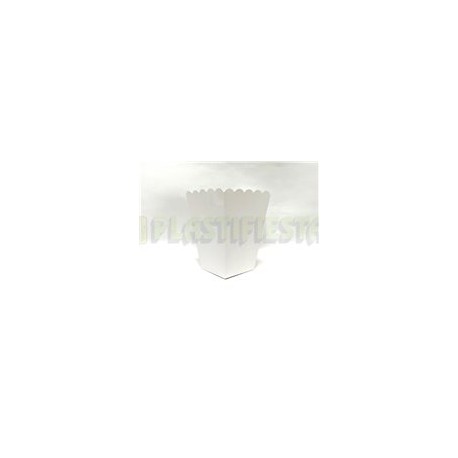 Caja palomera lisa Blanca 10 pz