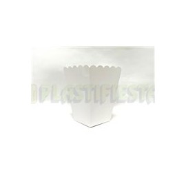 Caja palomera lisa Blanca 10 pz