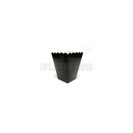 Caja palomera lisa Negra 10  pz