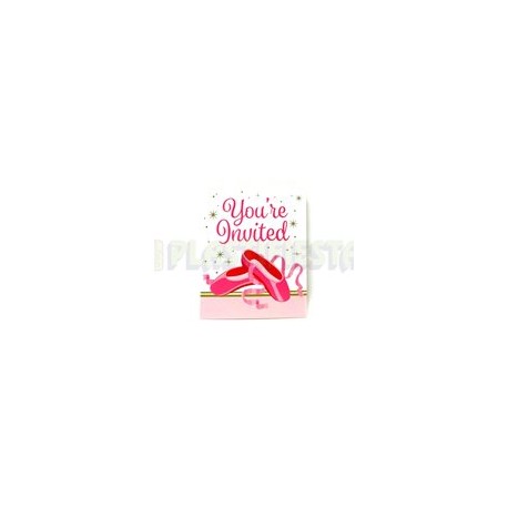Invitación Bailarina 8 pz