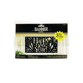 Banner horizontal Happy new year 1 pz