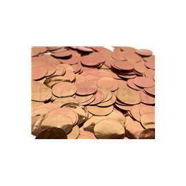 Confeti metálico Oro rosado 10 g