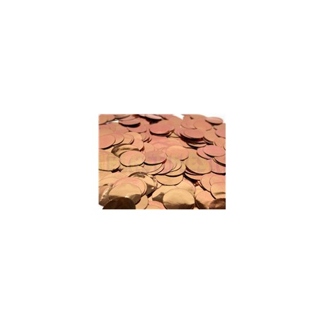 Confeti metálico Oro rosado 10 g