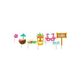 Party props Hawaiano 12 pz