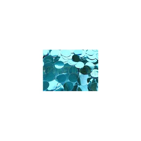 Confeti metálico Azul turquesa 10 g