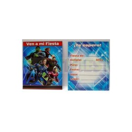 Invitacion Avengers Endgame 6 pz