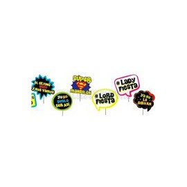 Party props Frases chuscas 12 pz