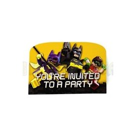 Invitación Batman Lego 8 pz