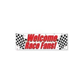 Letrero jumbo Welcome race fans 1 pz