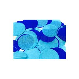 Confeti papel circulo Azul rey con azul bebé 10 g
