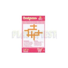 Juego baby shower Crucigrama niña 10 pz