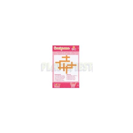 Juego baby shower Crucigrama niña 10 pz