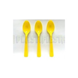 Cuchara Amarillo brillante 20 pz