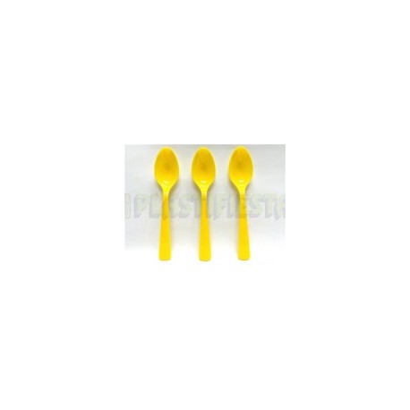 Cuchara Amarillo brillante 20 pz