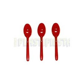 Cuchara mediana Roja 25 pz