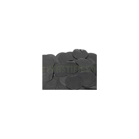 Confeti papel circulo Negro 10 g