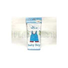 Mantel It's a baby boy ! rectangular 1 pz