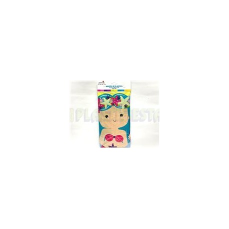 Mantel Sirenitas rectangular 1 pz