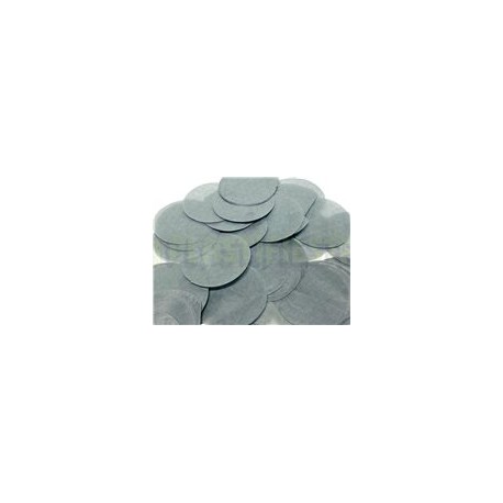 Confeti papel circulo Plata 10 g