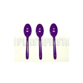 Cuchara mediana Morada 25 pz