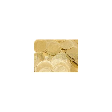 Confeti papel circulo Dorado 10 g