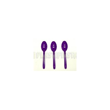 Cuchara mediana Morada 25 pz