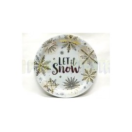 Plato 10.5" Shining snow low count 8 pz