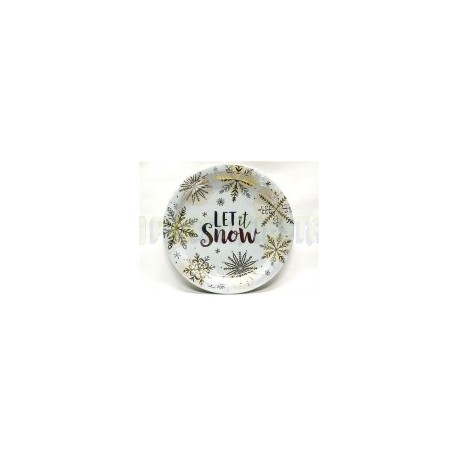 Plato 10.5" Shining snow low count 8 pz