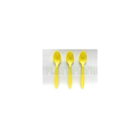 Cuchara Amarillo pálido 24 pz